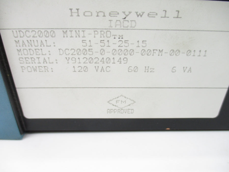 HONEYWELL DC2005-0-0000-00FM-00-0111 120VAC (AS PICTURED) NSNP