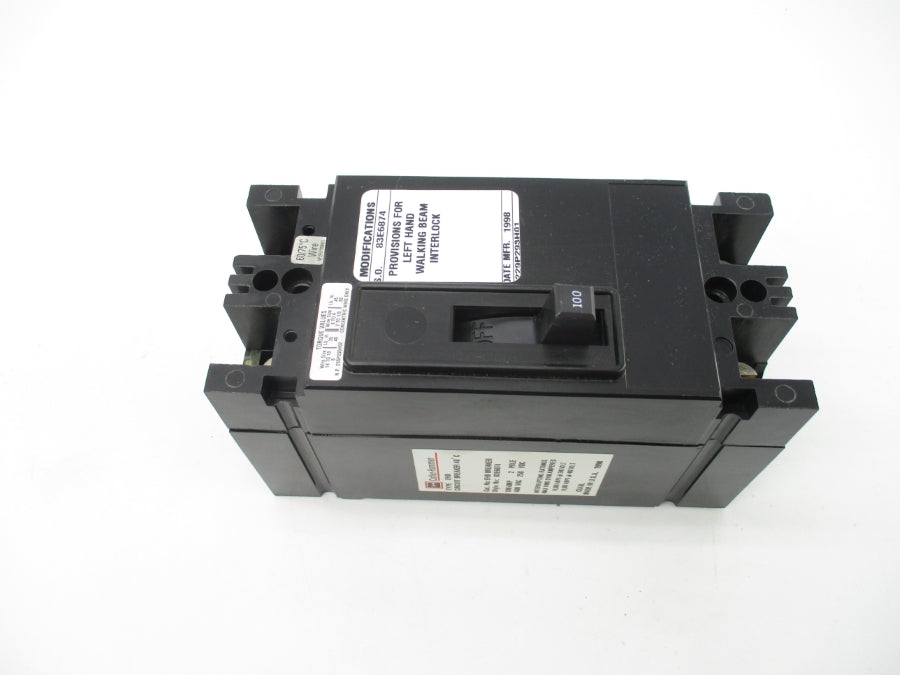 CUTLER HAMMER EHB-BREAKER 83E6874 480VAC 100A NSMP