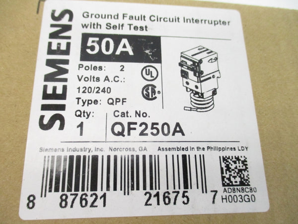SIEMENS QF250A 120/240V 50A NSMP