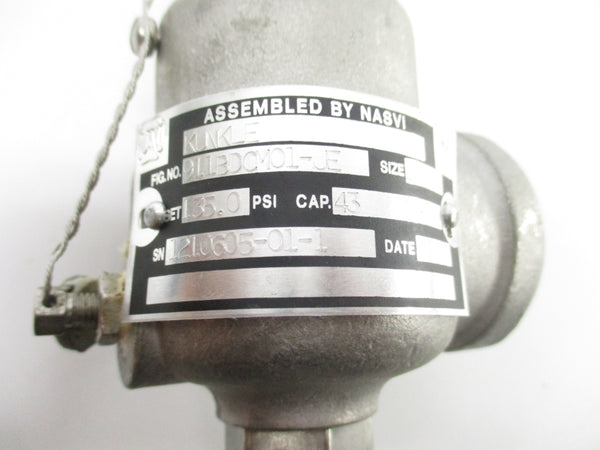 KUNKLE 911BDCM01-JE 135.0PSI 1/3" NSNP