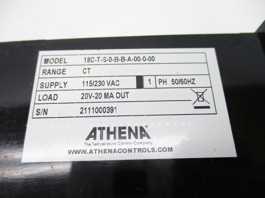 ATHENA 18C-T-S-0-B-B-A-00-0-00 115/230VAC NSNP