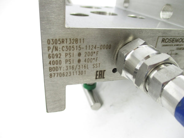 ROSEMOUNT C30515-1124-0000 6092PSI NSNP