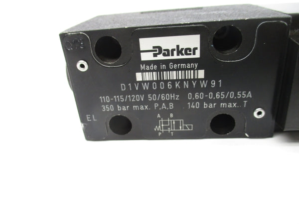 PARKER D1VW006KNYW91 110-115/120V 0.60-0.65/0.55A (AS PICTURED) NSNP