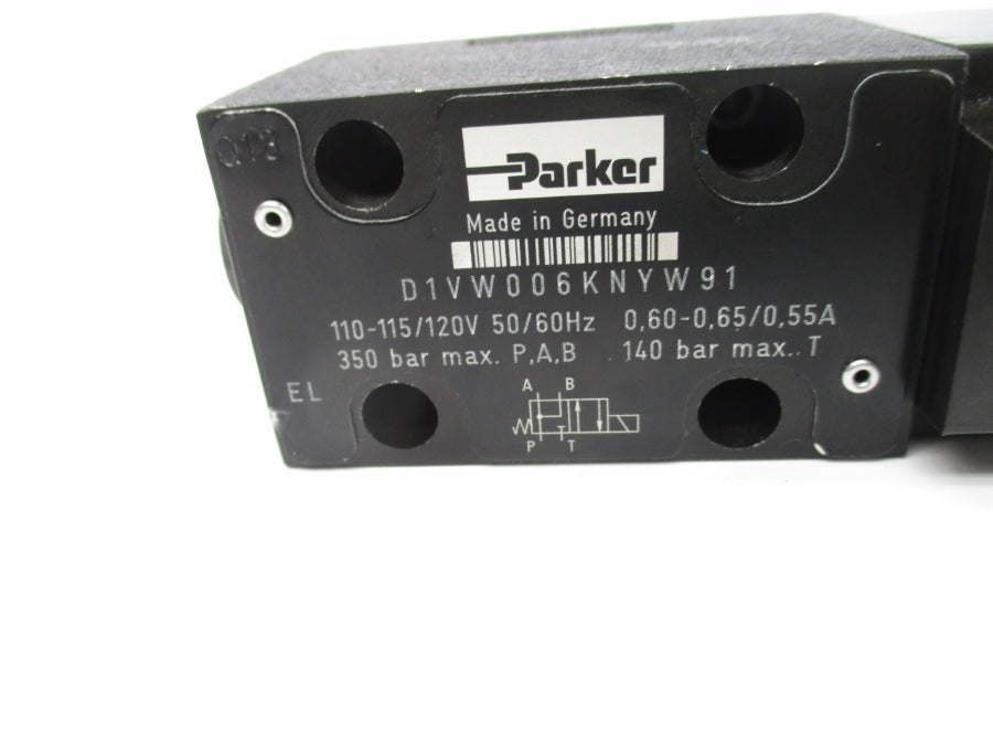 PARKER D1VW006KNYW91 110-115/120V 0.60-0.65/0.55A (AS PICTURED) NSNP