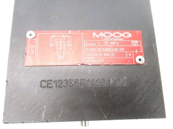 MOOG XEB13679-000-21-B PCMEE30C1G80ZX3B/0P NSNP