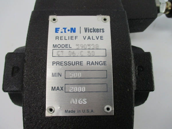 VICKERS 590538 CT06C50 500/2000PSI NSNP