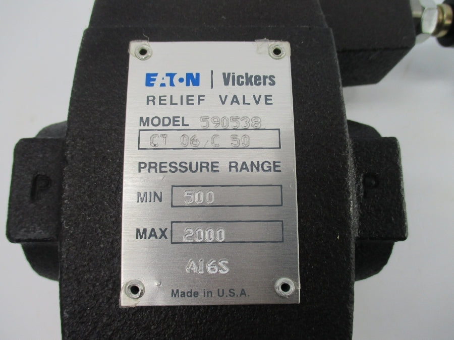 VICKERS 590538 CT06C50 500/2000PSI NSNP