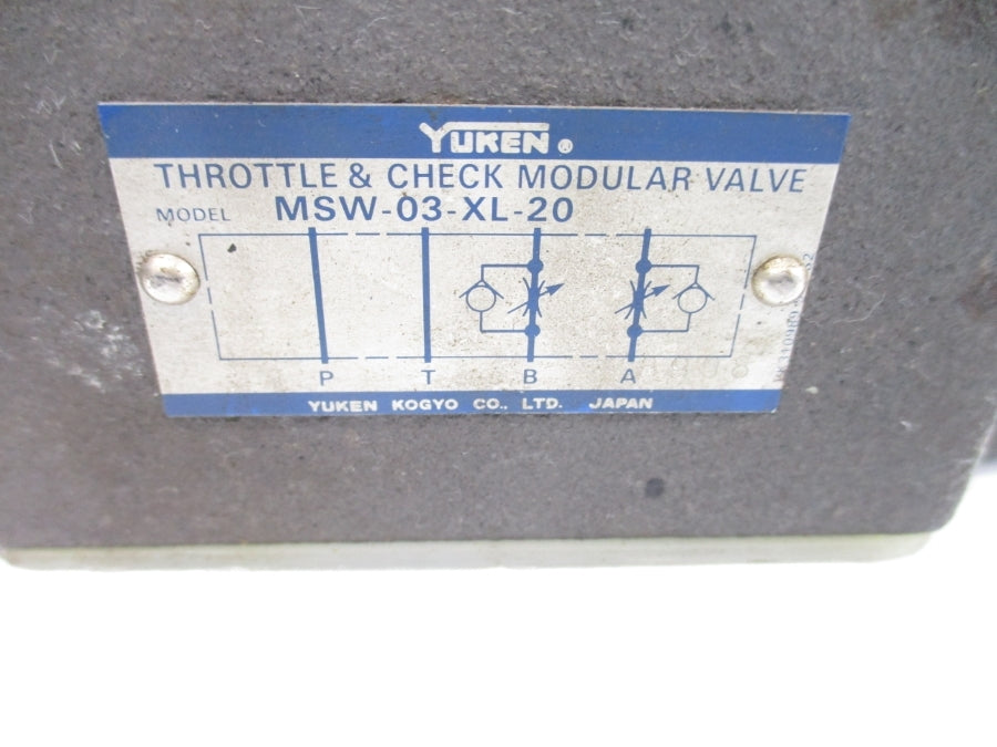 YUKEN MSW-03-XL-20 NSNP
