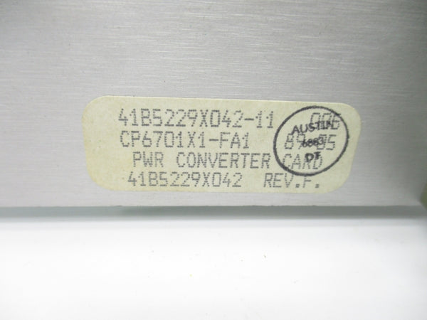 EMERSON 41B5229X042 CP6701X1-FA1 REV. F NSNP