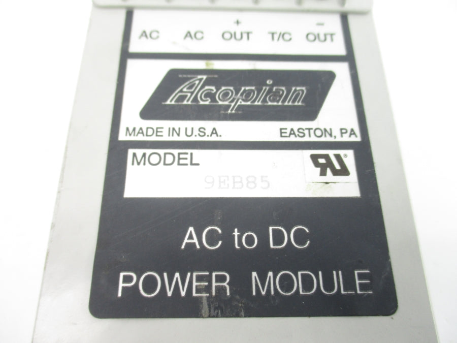 ACOPIAN 9EB85 NSNP