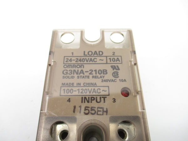 OMRON G3NA-210B 100-120VAC 10A UNMP