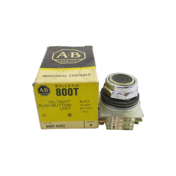 ALLEN BRADLEY 800T-A2D2 SER. N 600VAC (BK/YL) NSMP