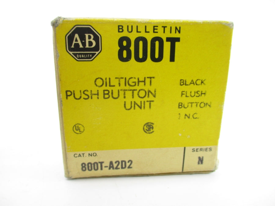 ALLEN BRADLEY 800T-A2D2 SER. N 600VAC (BK/YL) NSMP