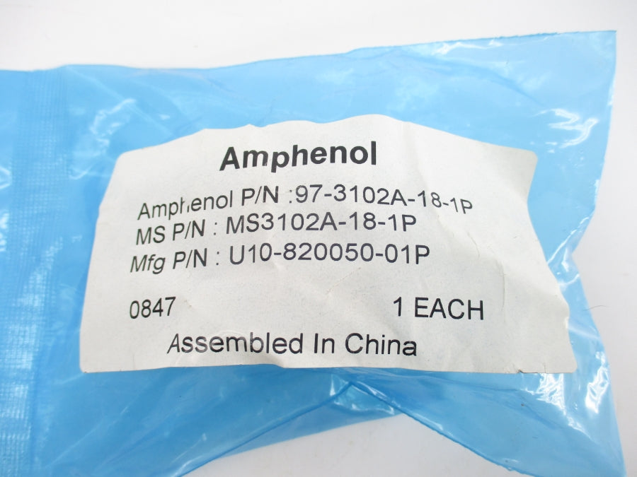 AMPHENOL 97-3102A-18-1P MS3102A-18-1P NSMP