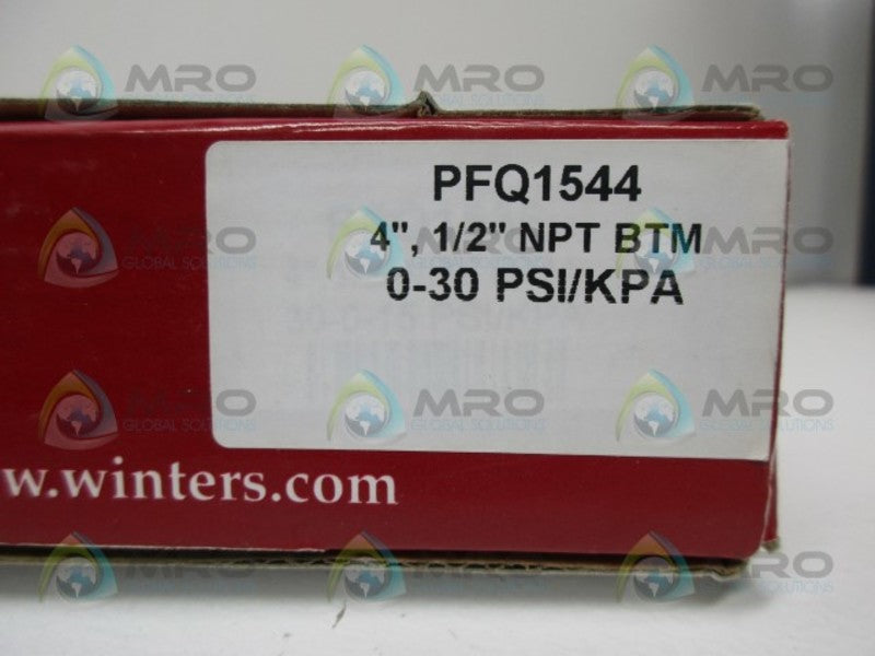 WINTERS PFQ1544 PRESSURE GAUGE NSMP