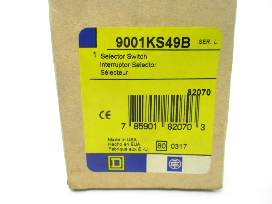 SQUARE D 9001KS49B SER. L NSMP