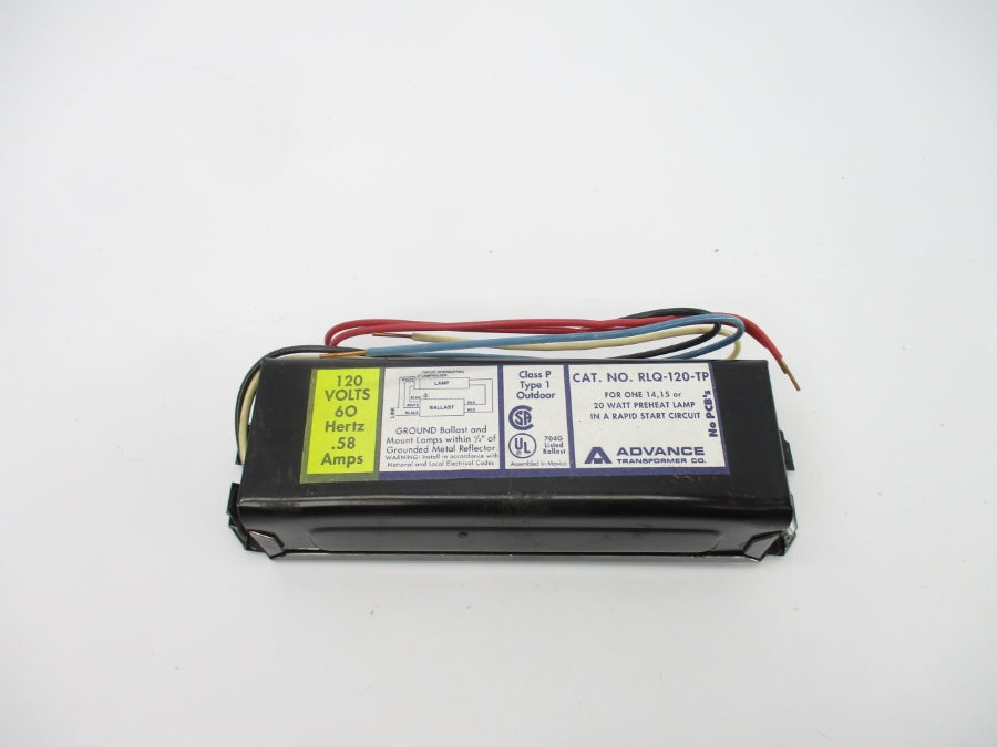 ADVANCE RLQ-120-TP 5X791 120V .58A NSMP