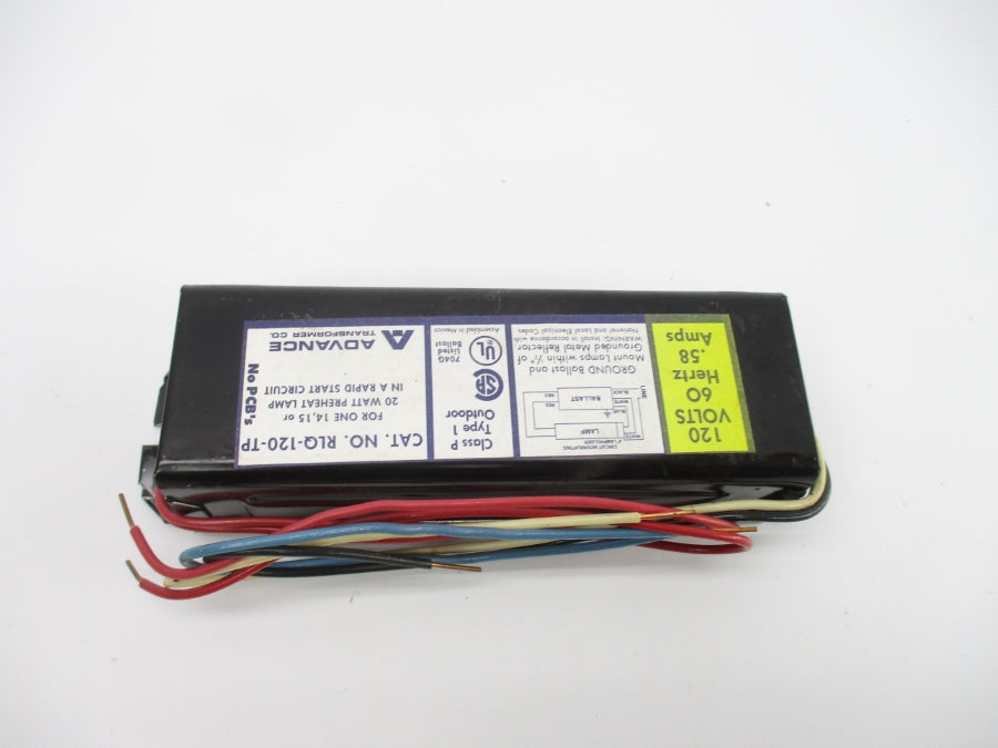 ADVANCE RLQ-120-TP 5X791 120V .58A NSMP