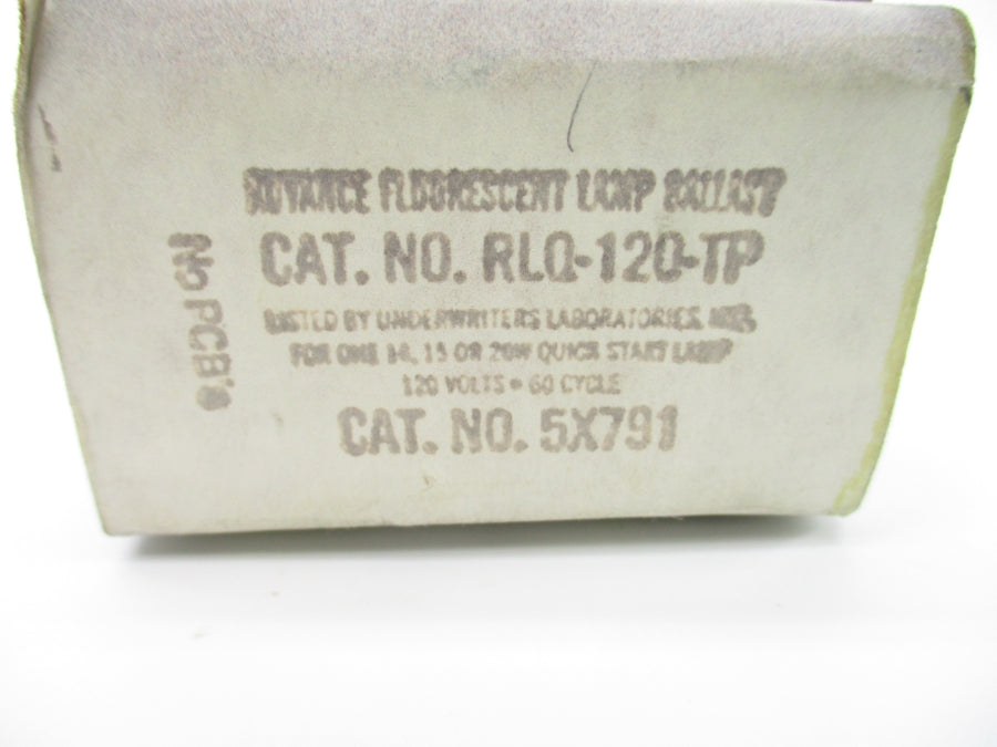 ADVANCE RLQ-120-TP 5X791 120V .58A NSMP