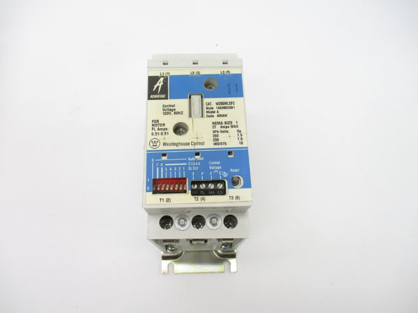 WESTINGHOUSE W200MLCFC 1A96682G01 120V 0.51-3.81A NSMP