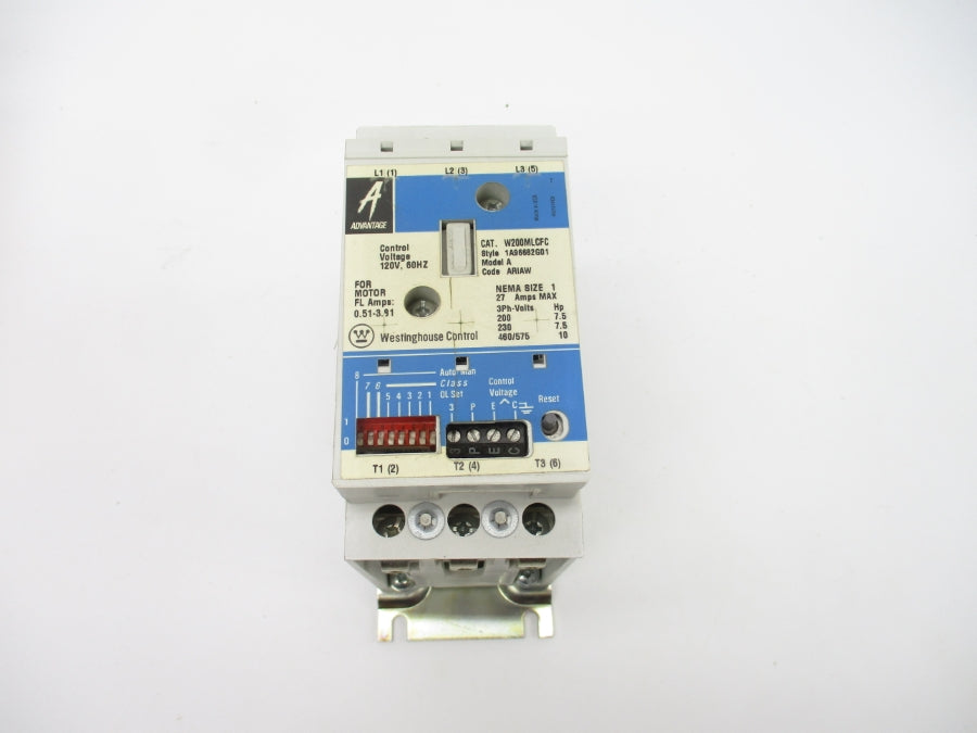 WESTINGHOUSE W200MLCFC 1A96682G01 120V 0.51-3.81A NSMP