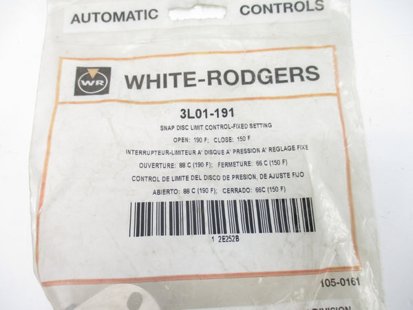 WHITE-RODGERS 3L01-191 NSMP