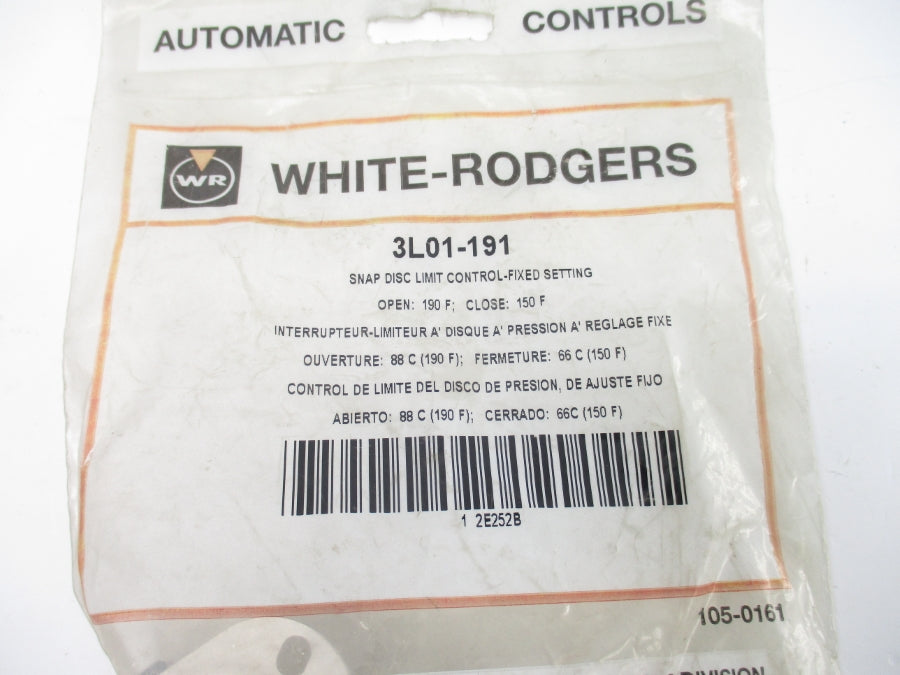 WHITE-RODGERS 3L01-191 NSMP