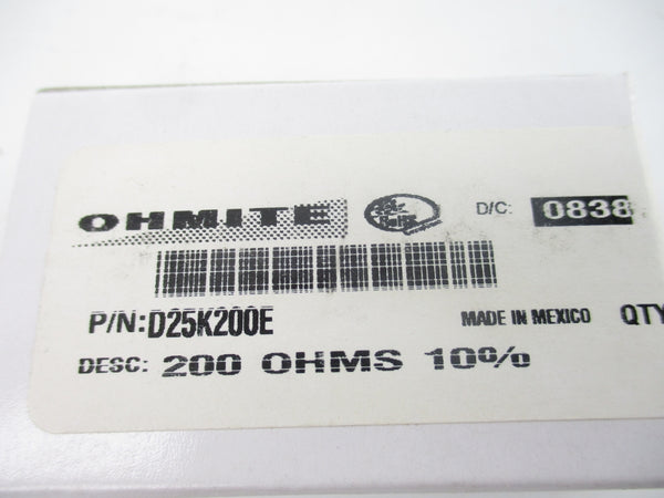 OHMITE D25K200E NSMP