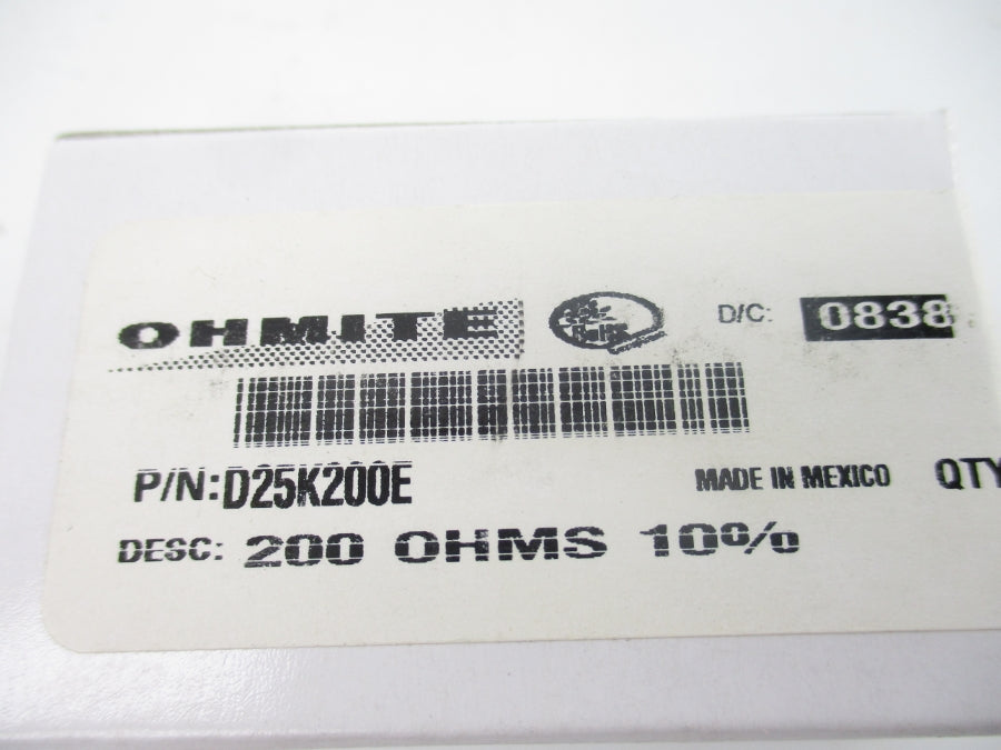 OHMITE D25K200E NSMP