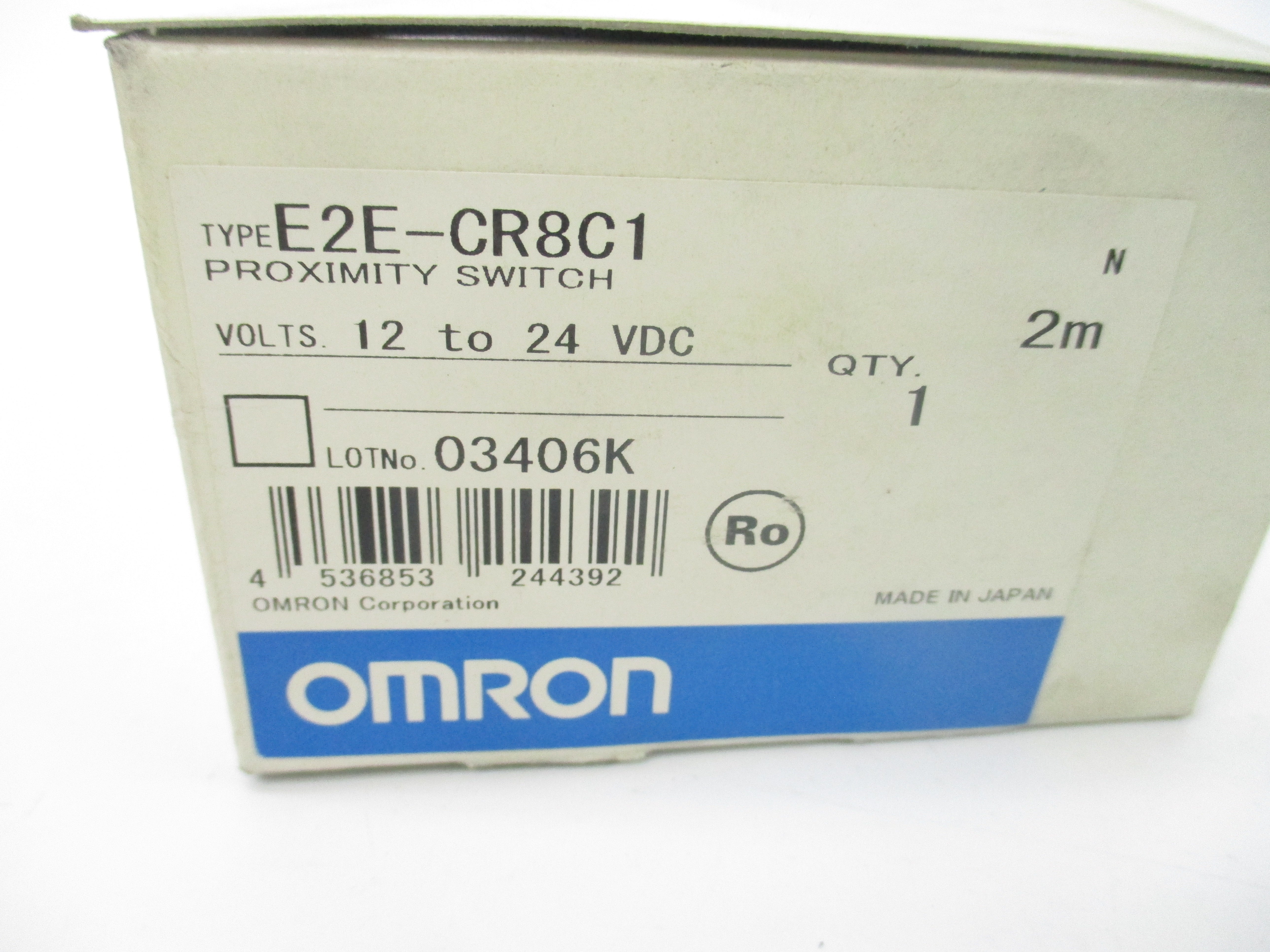 OMRON E2E-CR8C1 12-24VDC 2M NSMP
