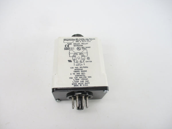 DAYTON 6X605M 120VAC 10A 2-300S NSMP
