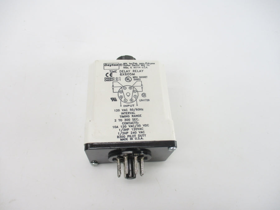 DAYTON 6X605M 120VAC 10A 2-300S NSMP