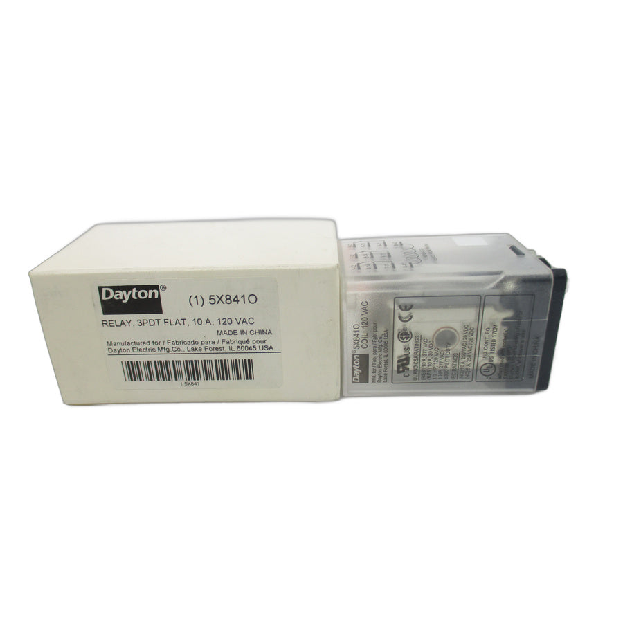 DAYTON 5X841O 120VAC 10A NSMP