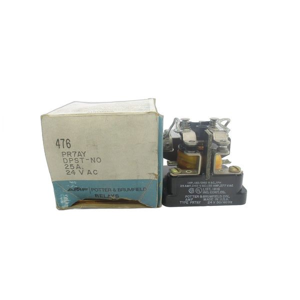 POTTER & BRUMFIELD PR7AY 24VAC 25A NSMP
