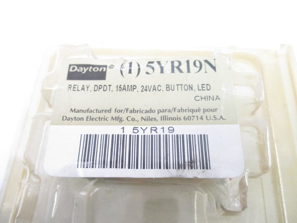 DAYTON 5YR19N 24VAC 15A NSMP