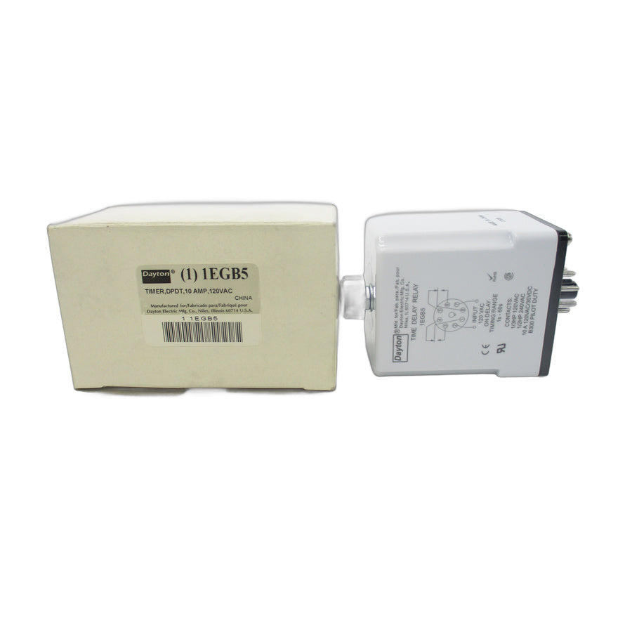 DAYTON 1EGB5 120VAC 10A 1-60S NSMP