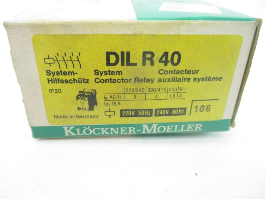 KLOCKNER MOELLER DILR40 220/240V 16A NSMP