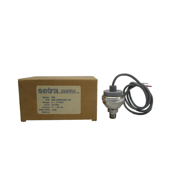 SETRA 2091005PG2M1102 209 24VDC 0-5PSI NSMP