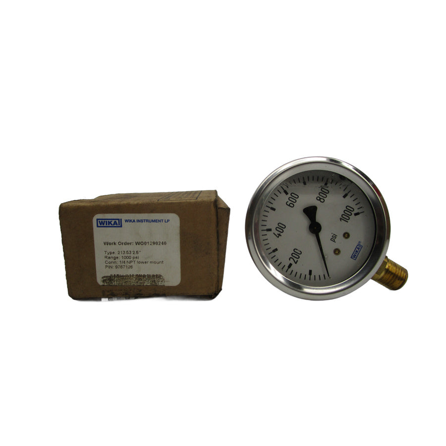 WIKA 9767126 100PSI 1/4" NSMP