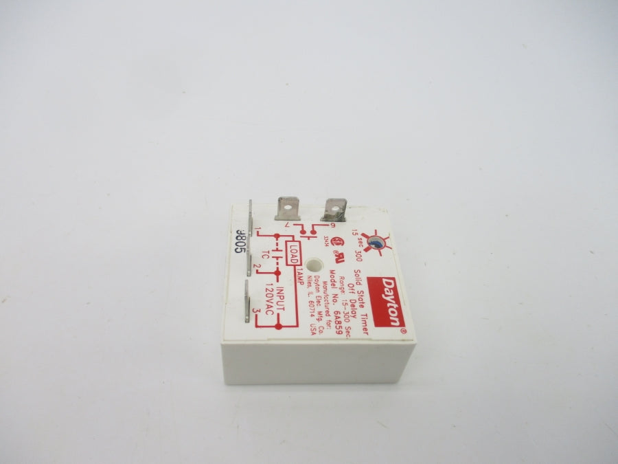 DAYTON 6A859 120VAC 1A 15-300S NSMP