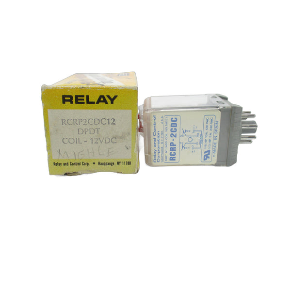 RELAY AND CONTROL RCRP2CDC12 12VDC 10A NSMP