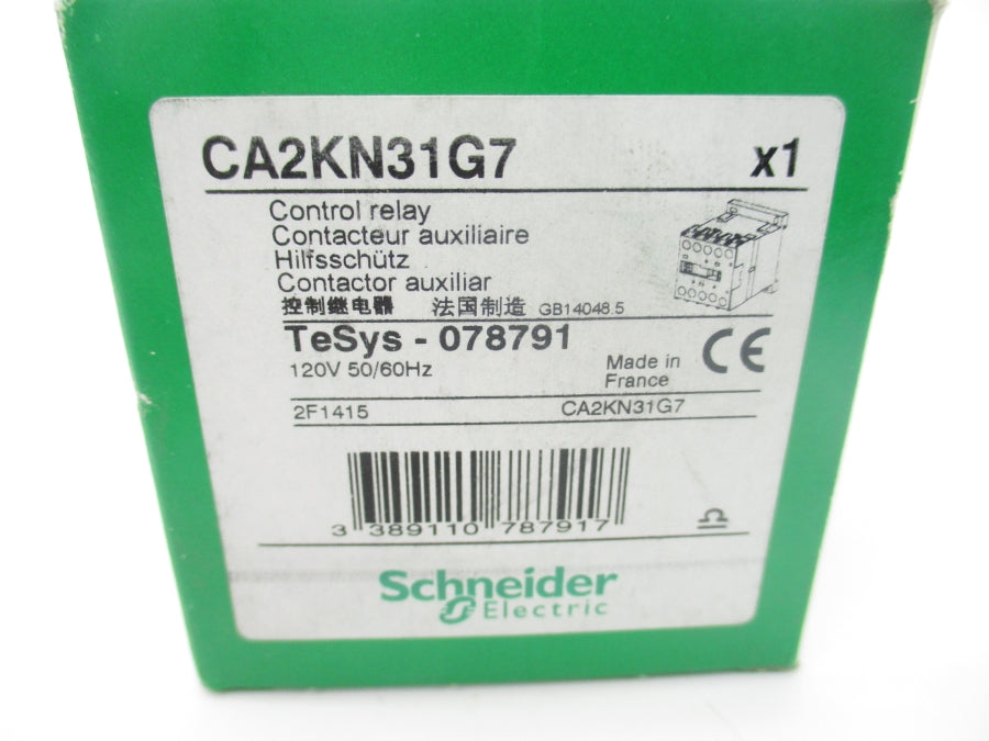SCHNEIDER ELECTRIC CA2KN31G7 120V 10A NSMP