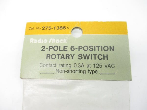 RADIO SHACK 275-1386A 125VAC 0.3A NSMP