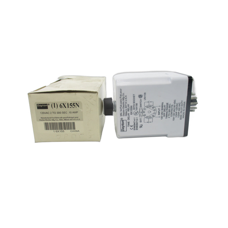 DAYTON 6X155N 120VAC 10A 2-300S NSMP