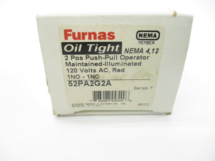 FURNAS 52PA2G2A SER. F 120VAC NSMP