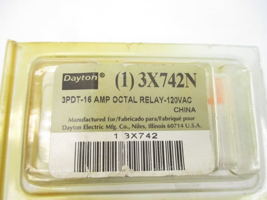 DAYTON 3X742N 120VAC 16A NSMP