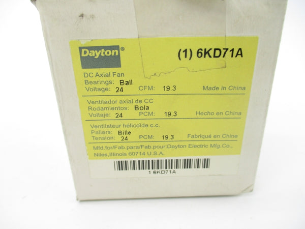 DAYTON 6KD71A 24V 0.06A NSMP