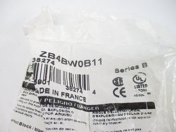 SCHNEIDER ELECTRIC ZB4BW0B11 SER. B NSMP