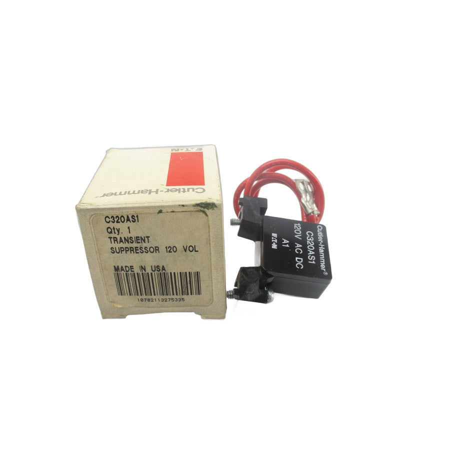 CUTLER HAMMER C320AS1 120VAC/DC (BLACK) NSMP