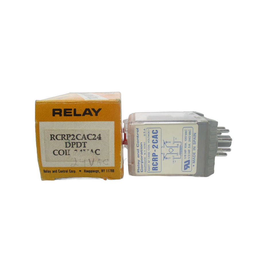RELAY AND CONTROL RCRP2CAC24 24VAC 10A NSMP